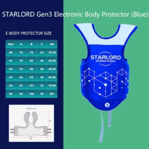 Electronic taekwondo chest protector