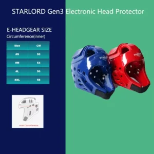 Electronic taekwondo headgear