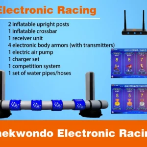 Electronic kick bridge bag for martial arts training
